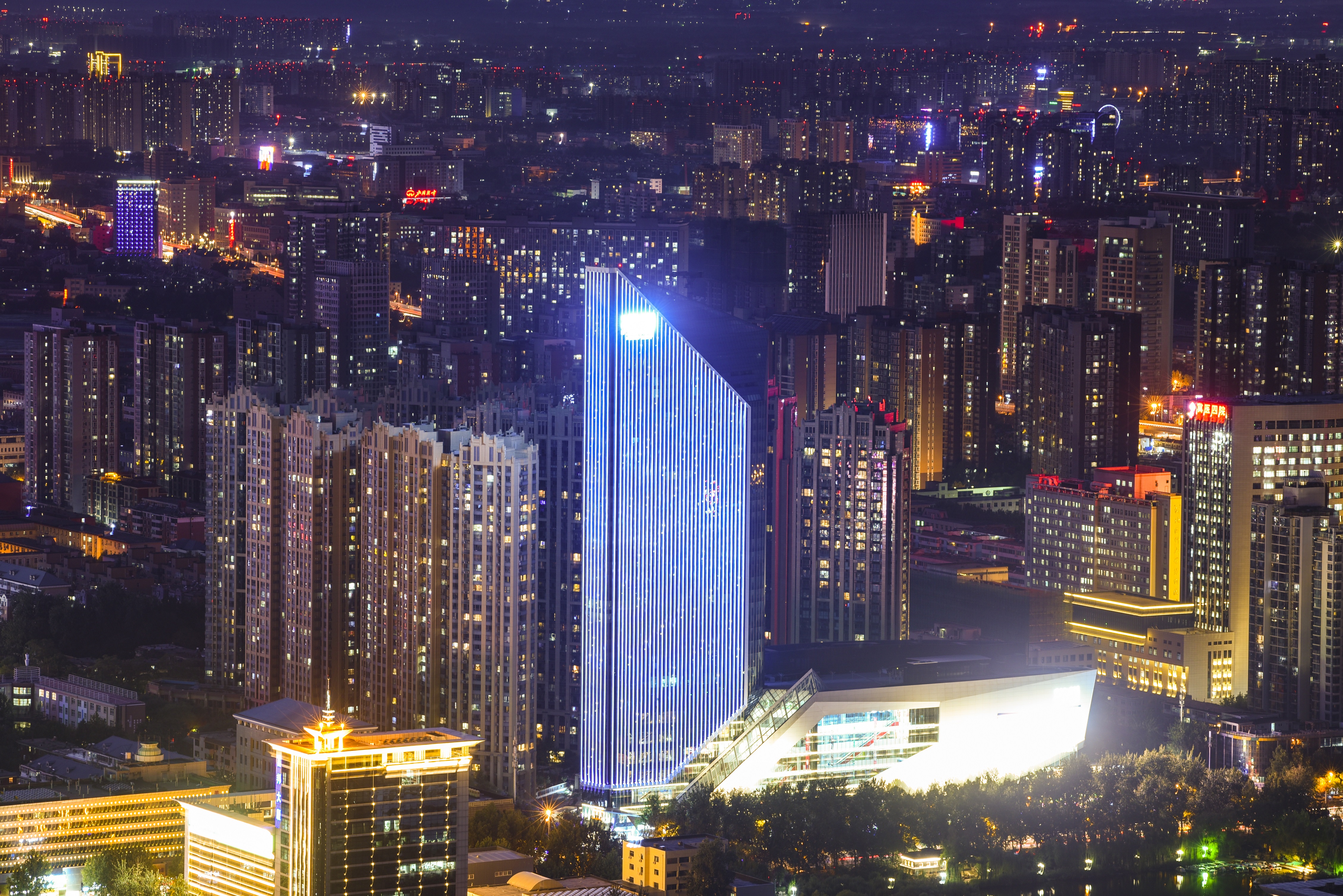 石家庄，崛起中的现代化都市风采